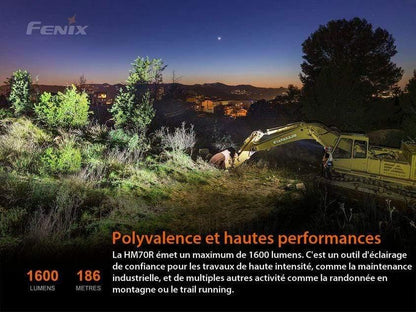 Fenix HM70R - Triple source d'éclairages - 1600 lumens Site Officiel FENIX® - Votre boutique en ligne Fenix®
