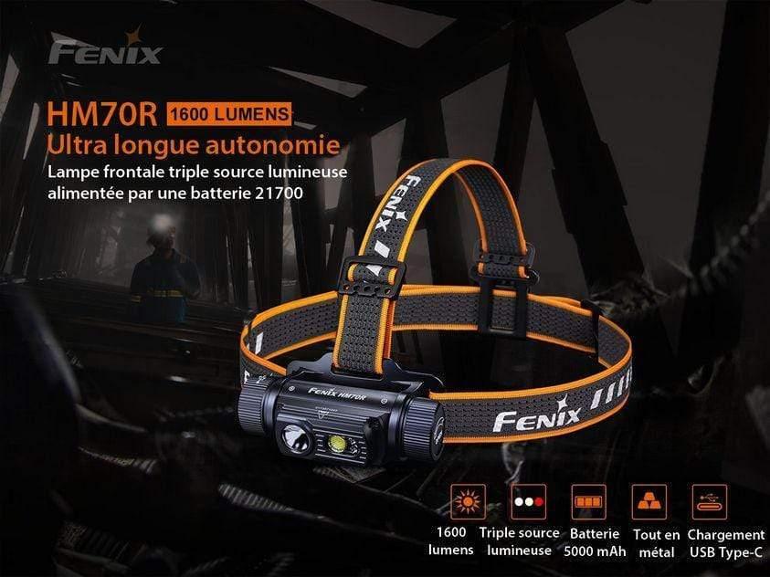 Fenix HM70R - Triple source d'éclairages - 1600 lumens Site Officiel FENIX® - Votre boutique en ligne Fenix®