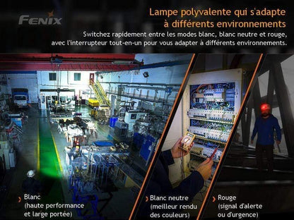 Fenix HM70R - Triple source d'éclairages - 1600 lumens Site Officiel FENIX® - Votre boutique en ligne Fenix®