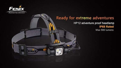 Fenix HP12 - 900 Lumens - IPX8 waterproof Site Officiel FENIX® - Votre boutique en ligne Fenix®