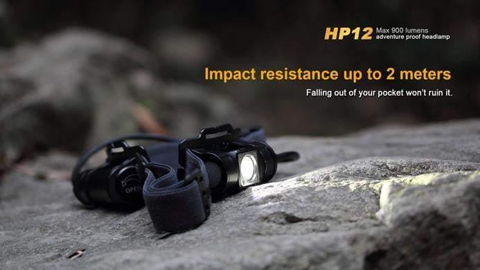 Fenix HP12 - 900 Lumens - IPX8 waterproof Site Officiel FENIX® - Votre boutique en ligne Fenix®