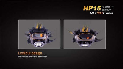 Fenix HP15 Ultimate édition - 900 Lumens Site Officiel FENIX® - Votre boutique en ligne Fenix®