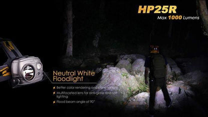 Fenix HP25R rechargeable - 1000 Lumens + batterie incluse Site Officiel FENIX® - Votre boutique en ligne Fenix®