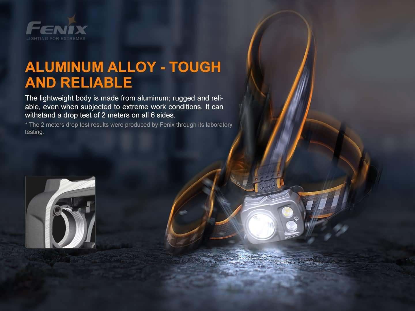 Fenix HP25R V2.0 - 1600 lumens rechargeable - pack complet Site Officiel FENIX® - Votre boutique en ligne Fenix®