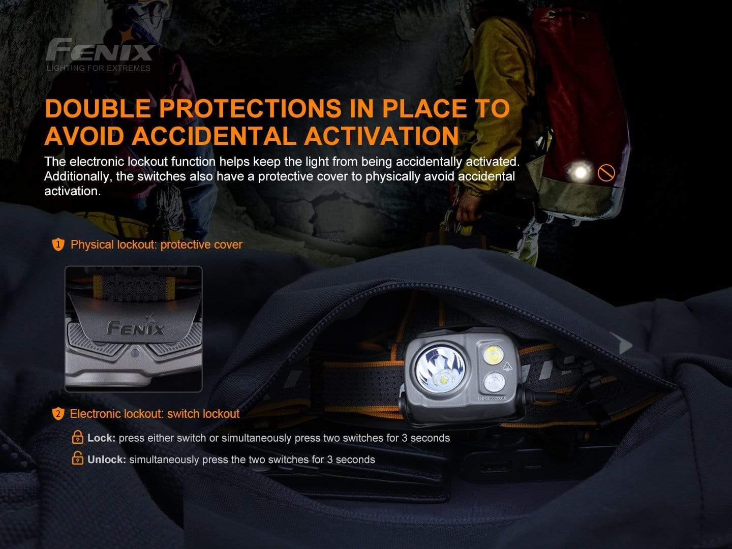 Fenix HP25R V2.0 - 1600 lumens rechargeable - pack complet Site Officiel FENIX® - Votre boutique en ligne Fenix®