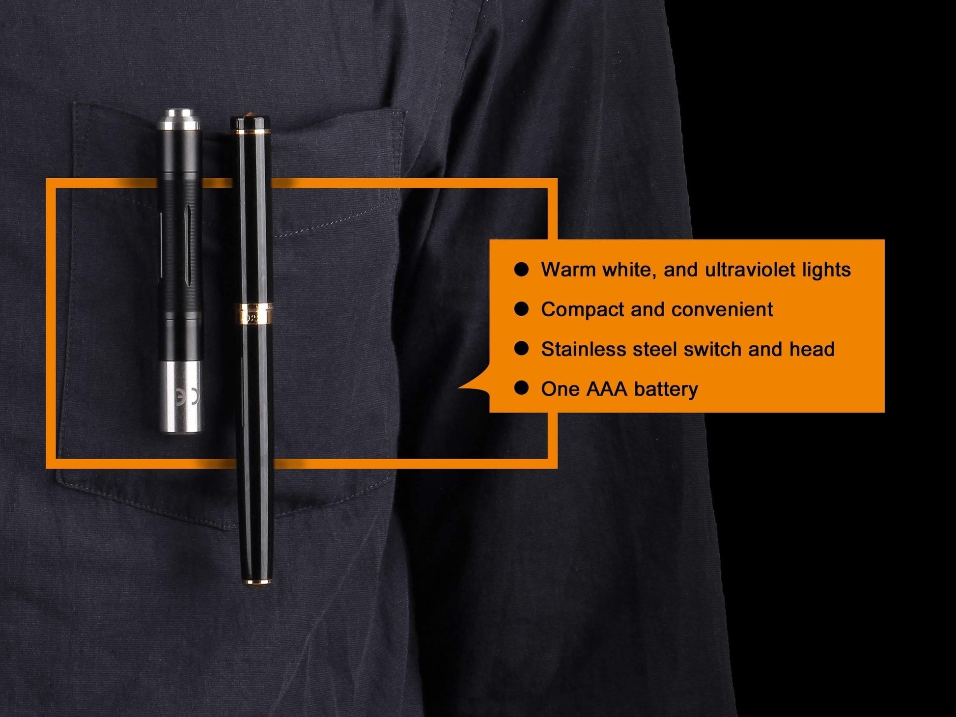 Fenix LD02 V2.0 lampe stylo et lampe UV + pile inclus Site Officiel FENIX® - Votre boutique en ligne Fenix®