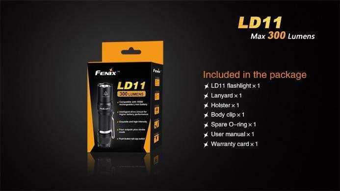 Fenix LD11 - 300 Lumens Site Officiel FENIX® - Votre boutique en ligne Fenix®