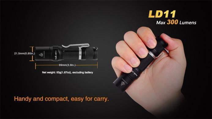 Fenix LD11 - 300 Lumens Site Officiel FENIX® - Votre boutique en ligne Fenix®