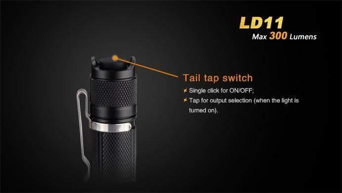 Fenix LD11 - 300 Lumens Site Officiel FENIX® - Votre boutique en ligne Fenix®