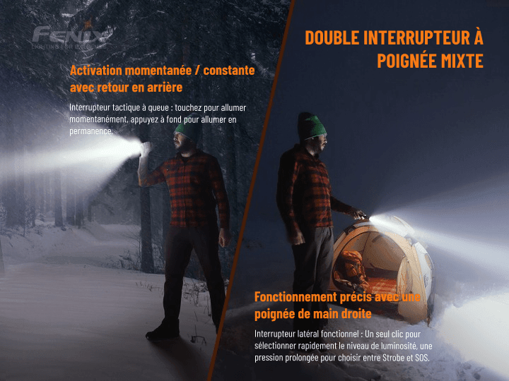 Fenix LD22 V2.0 - 800 Lumens - 214mètres de portée - Pack complet Revendeur Officiel Lampes FENIX depuis 2008 | Votre Boutique en ligne FENIX®