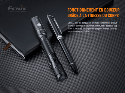 Fenix LD22 V2.0 - 800 Lumens - 214mètres de portée - Pack complet Revendeur Officiel Lampes FENIX depuis 2008 | Votre Boutique en ligne FENIX®