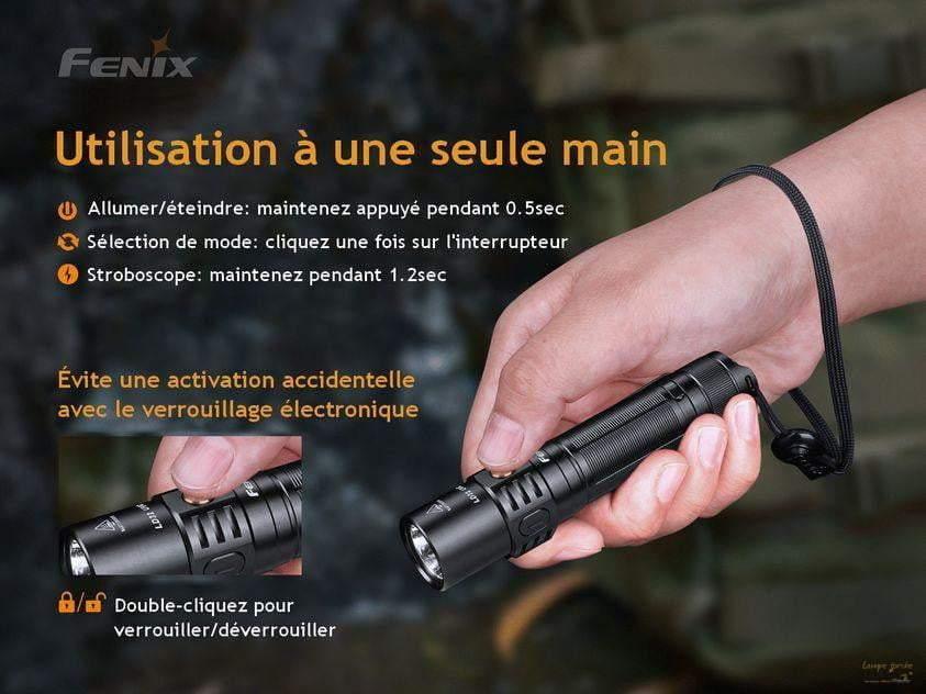 Fenix LD32 UVC - 1200 Lumens - UVC désinfection Virus et Bactéries - pack complet Site Officiel FENIX® - Votre boutique en ligne Fenix®