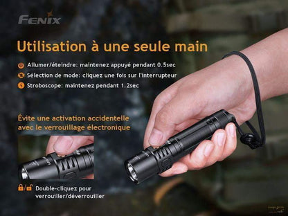 Fenix LD32 UVC - 1200 Lumens - UVC désinfection Virus et Bactéries - pack complet Site Officiel FENIX® - Votre boutique en ligne Fenix®