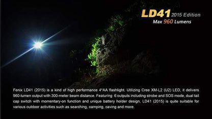Fenix LD41 - édition 2015 - 960 Lumens Site Officiel FENIX® - Votre boutique en ligne Fenix®