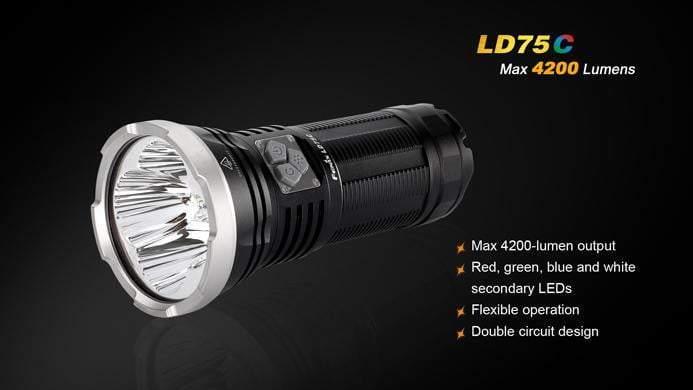 Fenix LD75C - 4 Couleurs - 4200 Lumens Site Officiel FENIX® - Votre boutique en ligne Fenix®
