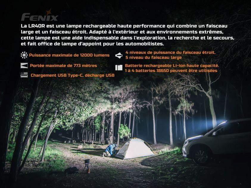 Fenix LR35R 10000 lumens la lampe tactique ultra puissante et compact. –  Revendeur Officiel Lampes FENIX depuis 2008