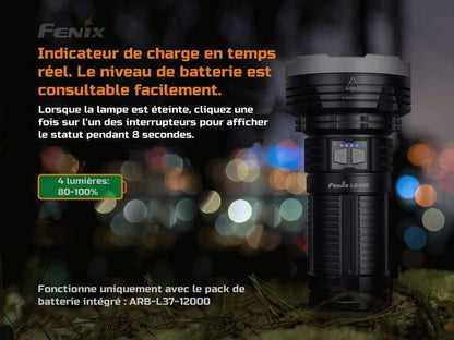 Fenix LR40R - 12 000 lumens - lampe compacte ultra puissante rechargeable avec batteries Site Officiel FENIX® - Votre boutique en ligne Fenix®