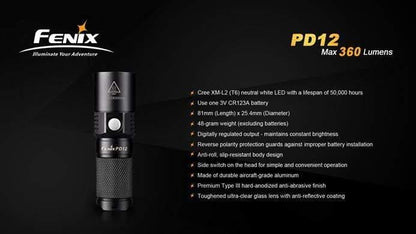 Fenix PD12 Site Officiel FENIX® - Votre boutique en ligne Fenix®
