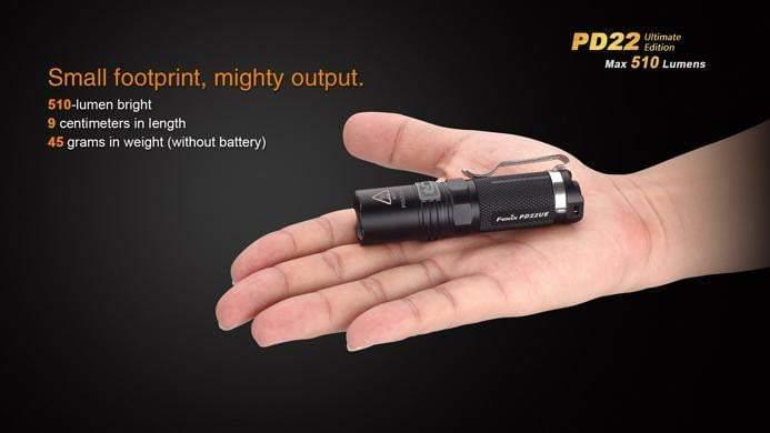Fenix PD22UE Ultimate édition - 510 Lumens Site Officiel FENIX® - Votre boutique en ligne Fenix®