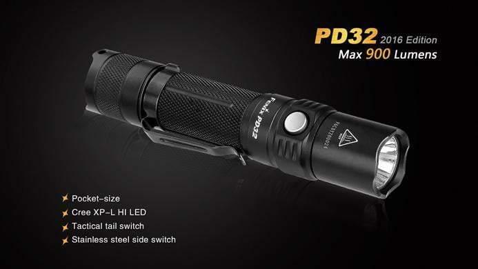 Fenix PD32 édition 2016 - 900 Lumens Site Officiel FENIX® - Votre boutique en ligne Fenix®