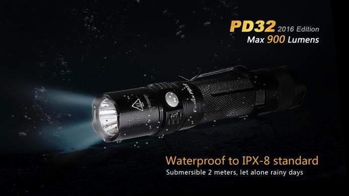 Fenix PD32 édition 2016 - 900 Lumens Site Officiel FENIX® - Votre boutique en ligne Fenix®