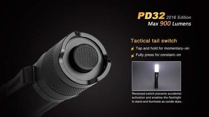 Fenix PD32 édition 2016 - 900 Lumens Site Officiel FENIX® - Votre boutique en ligne Fenix®