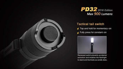 Fenix PD32 édition 2016 - 900 Lumens Site Officiel FENIX® - Votre boutique en ligne Fenix®