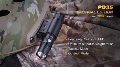 Fenix PD35 Tactical édition - 1000 Lumens Site Officiel FENIX® - Votre boutique en ligne Fenix®