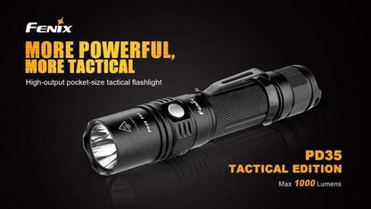 Fenix PD35 Tactical édition - 1000 Lumens Site Officiel FENIX® - Votre boutique en ligne Fenix®