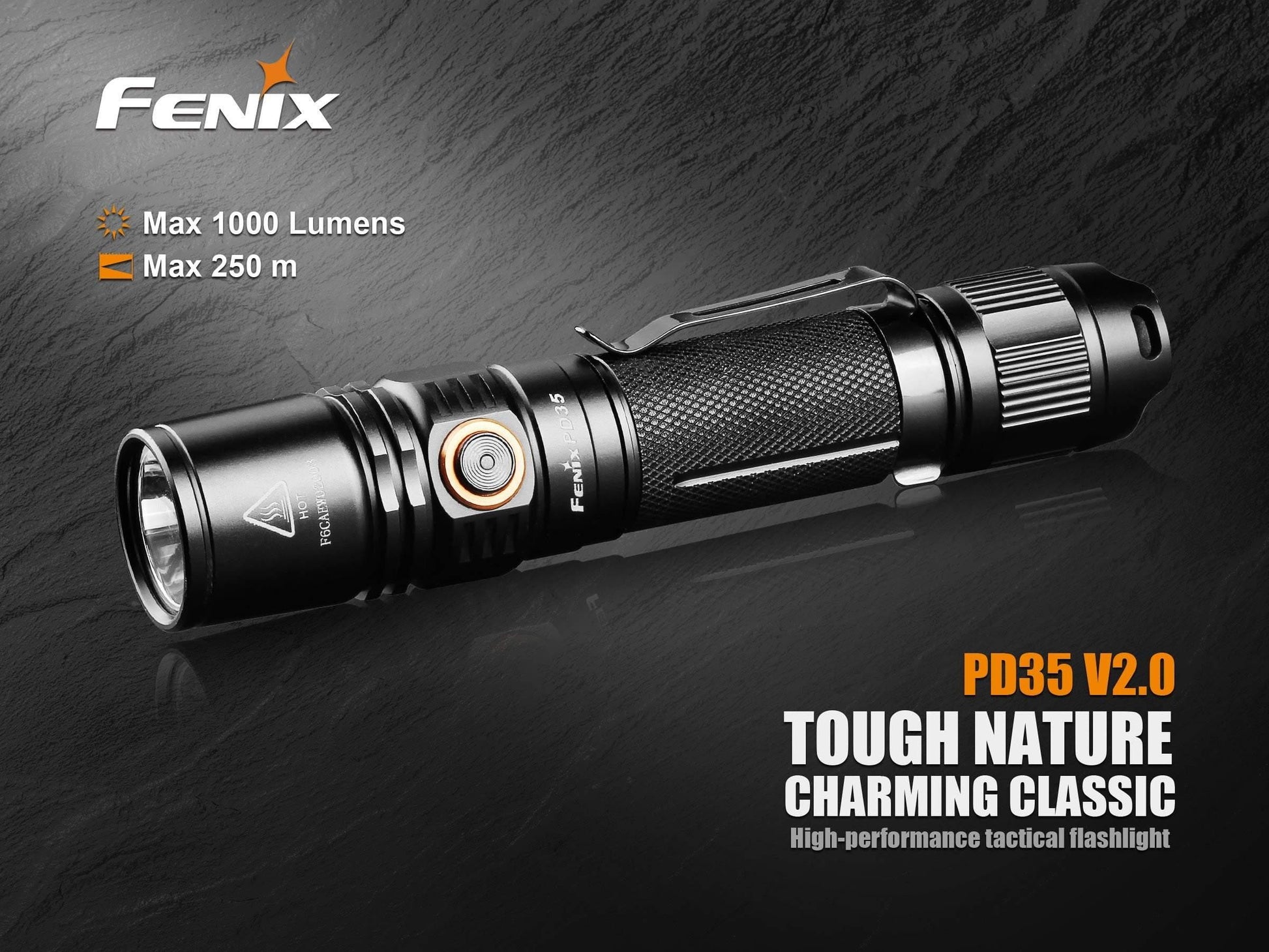 Fenix PD35 V2.0 - édition 2018 - 1000 Lumens - 250 mètres Site Officiel FENIX® - Votre boutique en ligne Fenix®