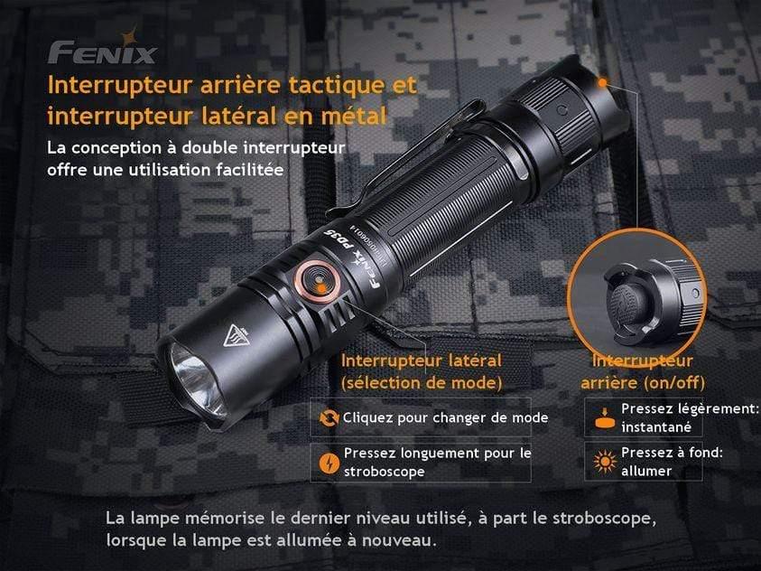 Fenix PD35 V3.0 - 1700 Lumens - 357 mètres Site Officiel FENIX® - Votre boutique en ligne Fenix®