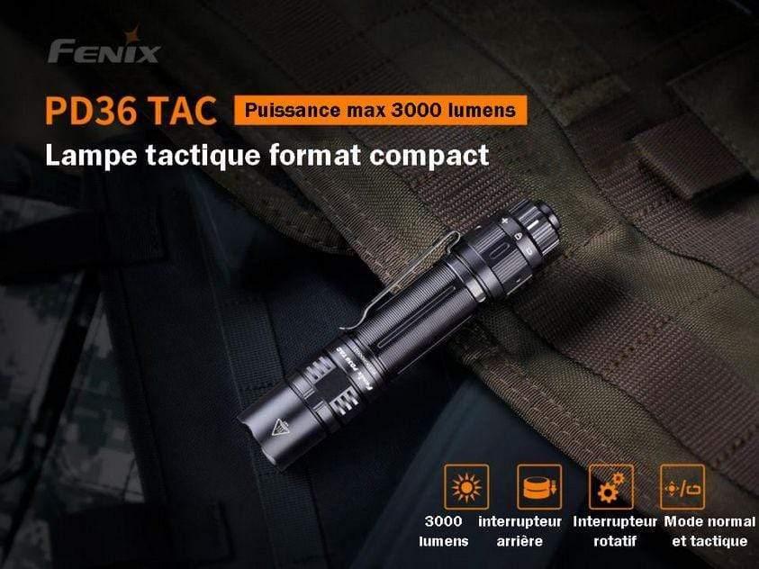 Fenix PD36 TAC - lampe tactique - 3000 lumens - pack complet Site Officiel FENIX® - Votre boutique en ligne Fenix®