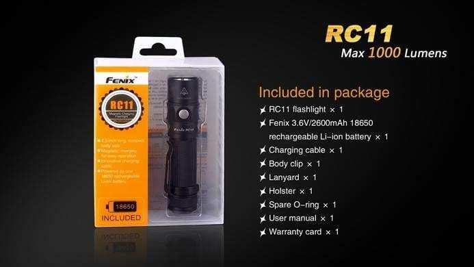 Fenix RC11 - 1000 Lumens Rechargeable Site Officiel FENIX® - Votre boutique en ligne Fenix®