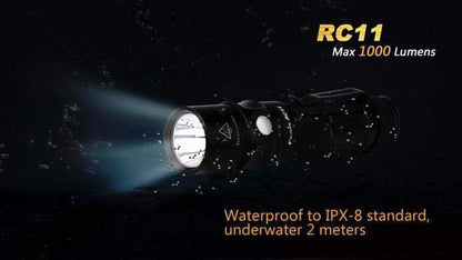 Fenix RC11 - 1000 Lumens Rechargeable Site Officiel FENIX® - Votre boutique en ligne Fenix®