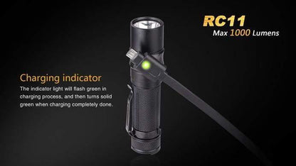 Fenix RC11 - 1000 Lumens Rechargeable Site Officiel FENIX® - Votre boutique en ligne Fenix®