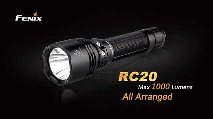 Fenix RC20 - lampe torche rechargeable - batterie incluse Site Officiel FENIX® - Votre boutique en ligne Fenix®