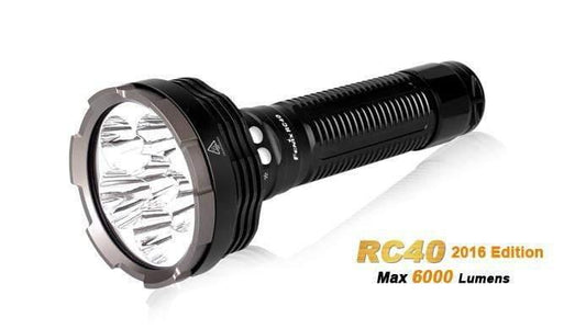 Fenix RC40 édition 2016 - 6000 Lumens - rechargeable avec pile et chargeur Site Officiel FENIX® - Votre boutique en ligne Fenix®