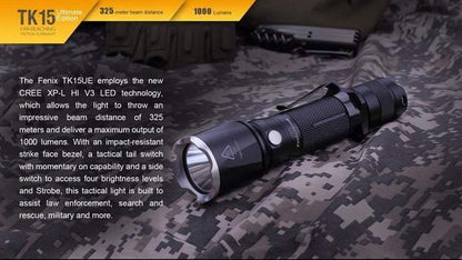Fenix TK15 UE - Ultimate Edition 2016 - 1000 Lumens Site Officiel FENIX® - Votre boutique en ligne Fenix®