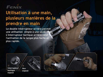 Fenix TK16 V2.0 - 3100 Lumens - double commutateur arrière - pack complet Site Officiel FENIX® - Votre boutique en ligne Fenix®