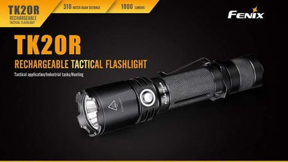 Fenix TK20R - Lampe torche rechargeable - 1000 Lumens + pile rechargeable incluse Site Officiel FENIX® - Votre boutique en ligne Fenix®
