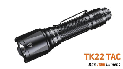 Fenix TK22 TAC - 2800 lumens - Rechargeable USB-C Revendeur Officiel Lampes FENIX depuis 2008 | Votre Boutique en ligne FENIX®