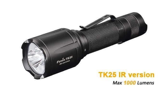 Fenix TK25 IR - 1000 Lumens - Blanc naturel et Infrarouge Site Officiel FENIX® - Votre boutique en ligne Fenix®