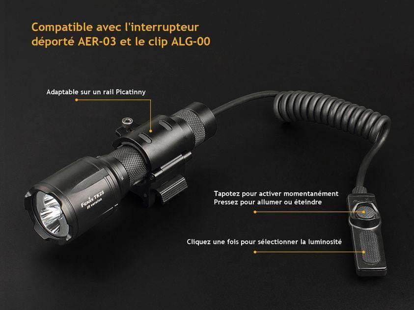 Fenix TK25 IR - 1000 Lumens - Blanc naturel et Infrarouge Site Officiel FENIX® - Votre boutique en ligne Fenix®