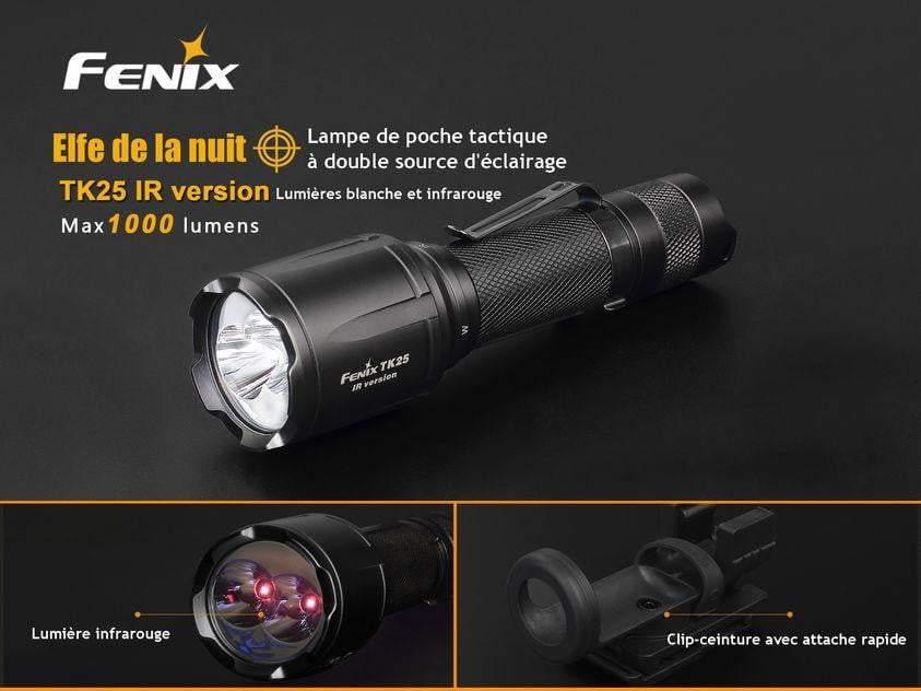 Fenix TK25 IR - 1000 Lumens - Blanc naturel et Infrarouge Site Officiel FENIX® - Votre boutique en ligne Fenix®