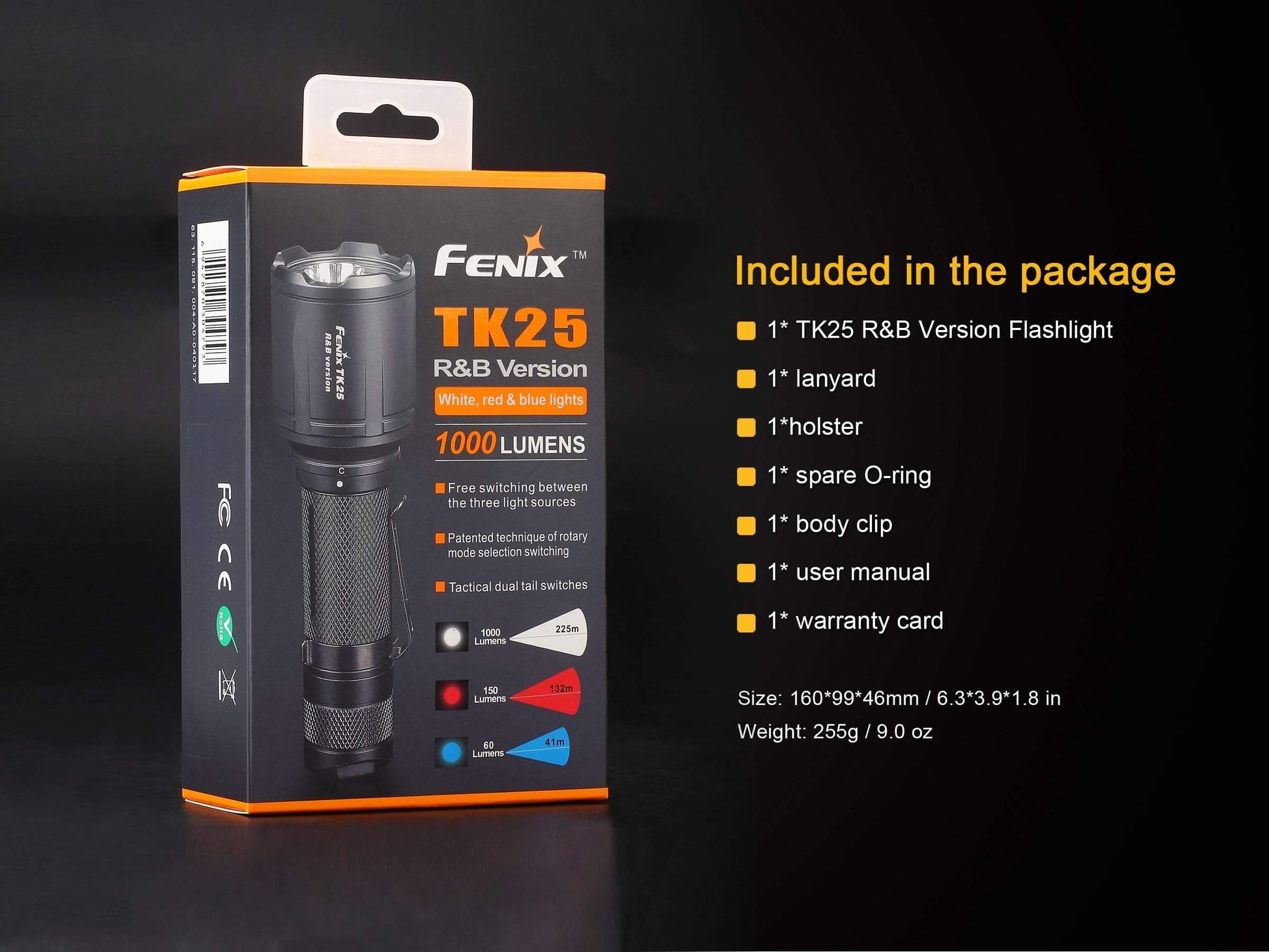 Fenix TK25 R&B - 1000 Lumens Site Officiel FENIX® - Votre boutique en ligne Fenix®