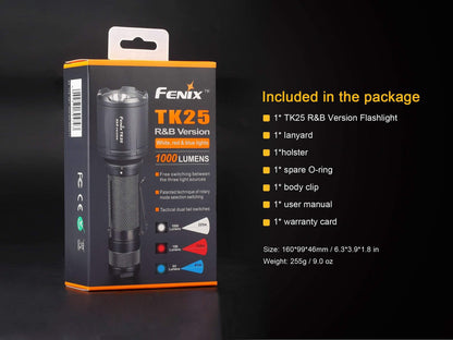 Fenix TK25 R&B - 1000 Lumens Site Officiel FENIX® - Votre boutique en ligne Fenix®