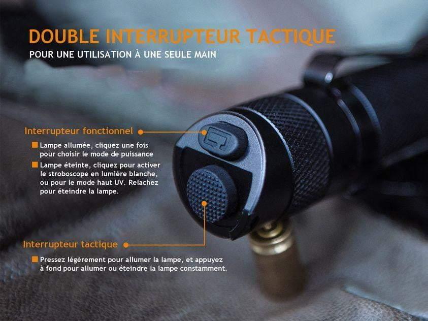 Fenix TK25 UV édition - Lampe tactique LED&UV - 1000 lumens Site Officiel FENIX® - Votre boutique en ligne Fenix®
