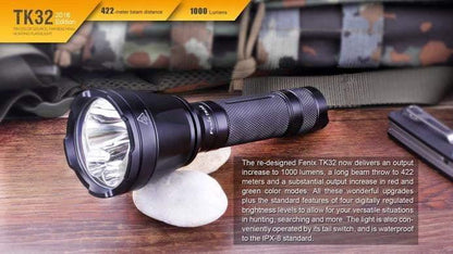 FENIX TK32 - 1000 lumens - Edition 2016 - Lampe de poche polyvalente Site Officiel FENIX® - Votre boutique en ligne Fenix®