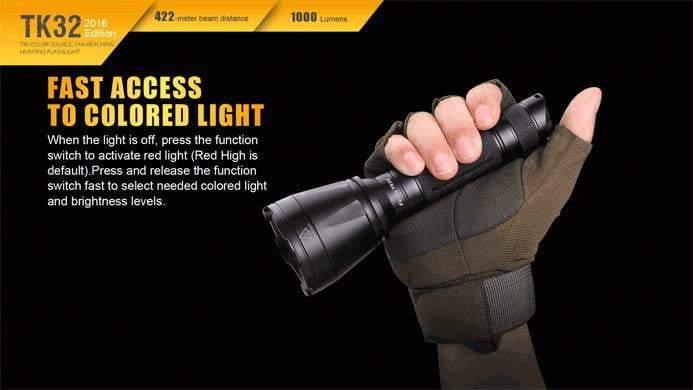 FENIX TK32 - 1000 lumens - Edition 2016 - Lampe de poche polyvalente Site Officiel FENIX® - Votre boutique en ligne Fenix®