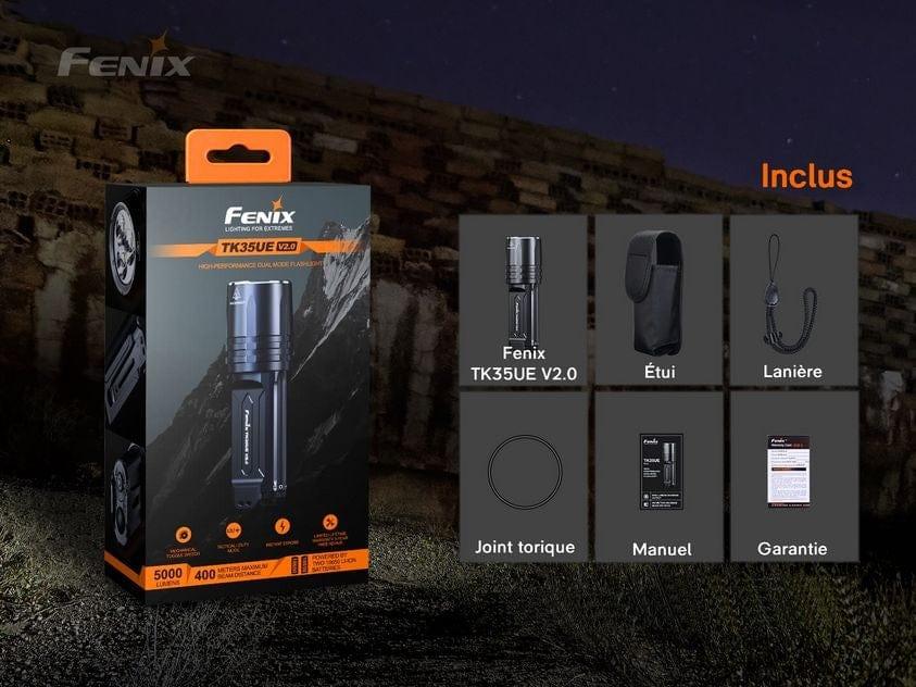 Fenix TK35UE V2.0 - Lampe torche tactique - 5000 lumens Revendeur Officiel Lampes FENIX depuis 2008 | Votre Boutique en ligne FENIX®